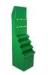 Green Paper Cardboard Hook Display Four Layers For Hanging Goods