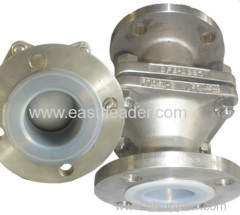 API PFA lined Ball type and Ball float Check Valve