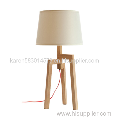 Zhongshan Lightingbird Modern Hot Sale Wooden Table Lamp