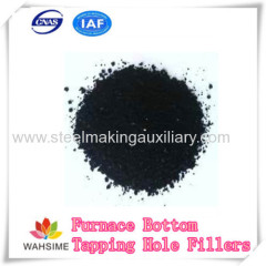 Furnace Bottom Tapping Hole Fillers Steelmaking auxiliary from China factory manufacturer use for electric arc furnace