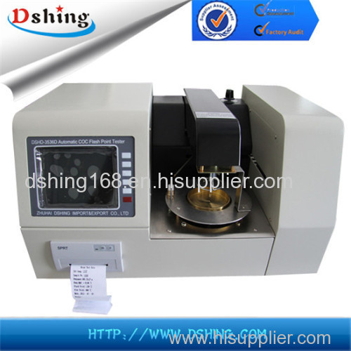5. DSHD-3536D Fully-automatic Cleveland Open Cup Flash Point Tester