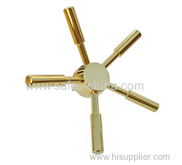 Five spoke handle for safe vault parts & accessories+China manufactuer