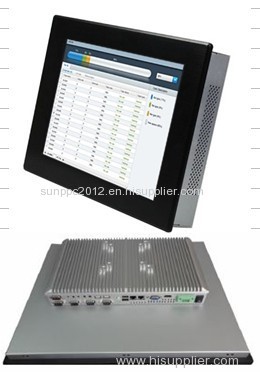 15 inch fanless industrial computer panel pc