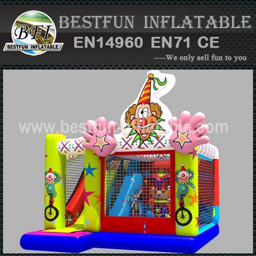 Inflatable sports combo inflatable clown bouncy