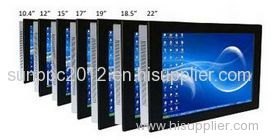 22 inch LED widescreen industrial computer touch panel pc DC24V