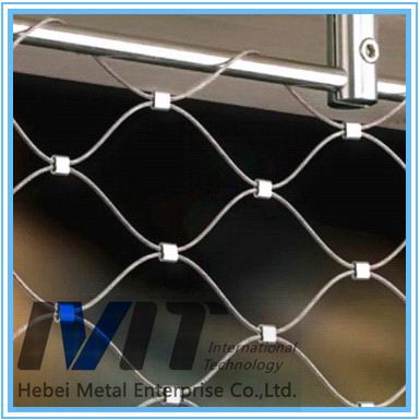 MT 50*87 stainless steel rope mesh for handrail