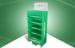 Green Cardboard Display Stands Cardboard Floor Display for Dinnerware Products