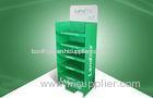 Green Cardboard Display Stands Cardboard Floor Display for Dinnerware Products