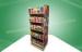 Strong 5 - shelf Cardboard Floor Displays Pallet Rack For Flowers