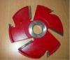 carbide shaper cutters T.C.T panel raising cutter with red painted color