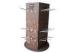 Brown Spinner Display Racks Rotating Turntable with Hooks ENSP016 for hanging