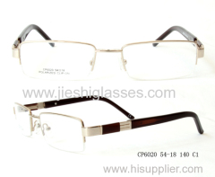 Fashion Stainless Steel Optical Frame With Clip On Sunglasses For Lady