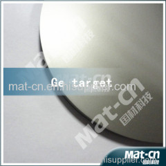 Germanium crystal target sputtering coating