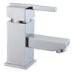 Low Pressure Deck Mounted Basin Brass Tap Faucet Square With Single Hole