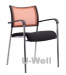 2015 NEW Promotion mid back office task computer staff swivel revolving armrest mesh chair with arms and nylon base