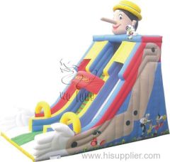 CE standard kids playing inflatable rock climbing slide