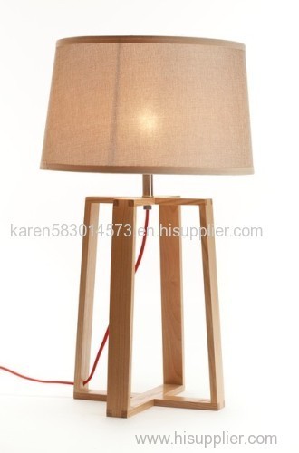 Lightingbird Hot Sale Modern Living-Room Decoration Wooden Table Lamp