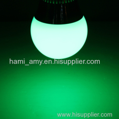 High quality white led light bulbs 3w E27 remote controlled rgb led bulb light