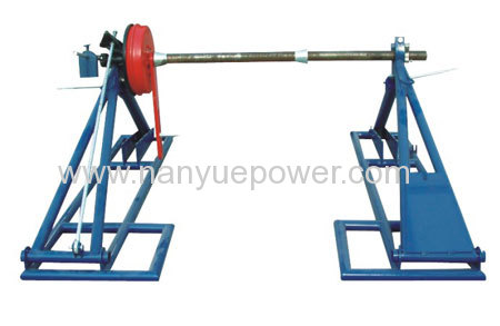 Cradle Reel Elevators Rope Play Out Reel Stand to load the steel wire rope  from China manufacturer - Yunnan Nanyue Electric Power Equipment Co., Ltd.