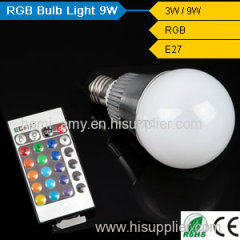 Favorites Compare Hot sale AC85-265V 3W E14/E27/B22 RGB led bulb light /led golf ball bulb