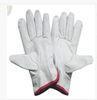 Natural Color Grain Full Pig Skin Leather Gloves with Keystone Thumb for Refuse Collection