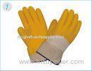 Open Back Latex Coated Industrial Protective Hand Gloves For Sharp Edged Materials