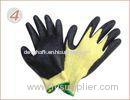 XL Rough Finished Durable Black Nitrile Coated Heavy Duty Cut Resistant Glove