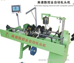 shoe lace and handle rope tipping machine