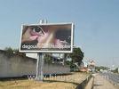 Double Sided Highway Billboards Display With Solar Billboard Lighting