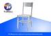 Restaurant Metal Armless Aluminum Navy Chairs With Plastic Non-marketing Feet