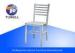 Outdoor Durable Silver Sturdy Aluminum Navy Chairs With Ladder Back