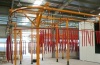 Electrostatic powder coating plant