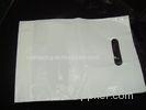 Gravure Printing White Printed Die Cut Plastic Patch Handle Bags HDB17