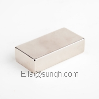 Industry permanet strong high quality motor block square rectangle magnet