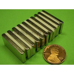 Industry permanet rare earth strong motor block square rectangle magnet