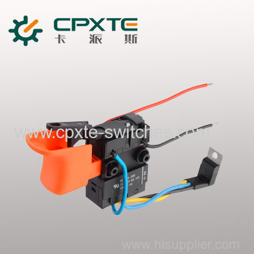 DC single pole switches with speed control electronics
