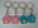 Promotional Anti-radiation Pink / Blue Energy Balance Silicone Dog Tags Eco-Friendly