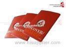 Red Gloss Art Paper A4 Cardboard File Folder Customized Printing