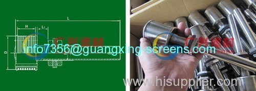 316L or SS 304 wedge wire screen nozzle strainer water filtration/strainer nozzles /bubble cap