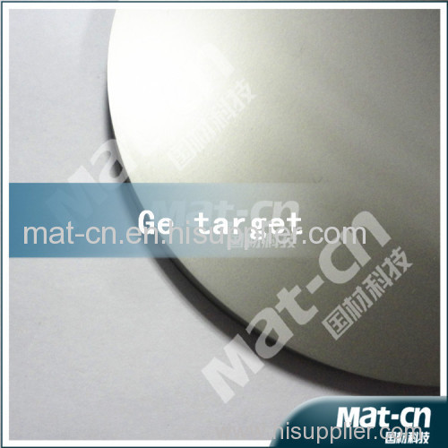 Germanium crystal target for coating material