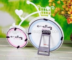 rotating Bike lover photo frame