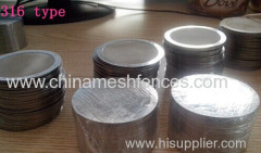 stainless steel coffee mesh filter/wire mesh pack filter for coffee machine
