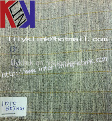 Cotton& Hair& Polyester Hair interlining for suits use KLINK-1010----best price