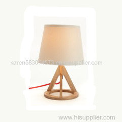 Lightingbird Simple Table Lighting Wooden Desk Lamp