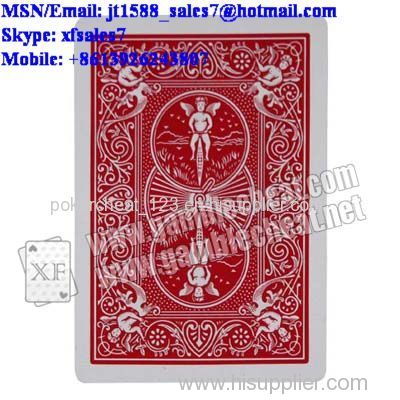 XF American bicycle paper UV marked cards for contact lenses invisible ink