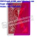 XF American bicycle paper UV marked cards for contact lenses invisible ink