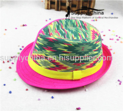 fashion painted women hat