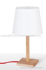 Lightingbird Simple Wooden Reading Wood Table Lamp