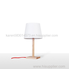 Lightingbird Simple Wooden Reading Wood Table Lamp