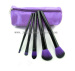 Make up brushes set with cosmetic pouch